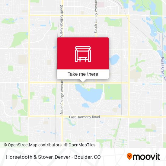 Horsetooth & Stover map