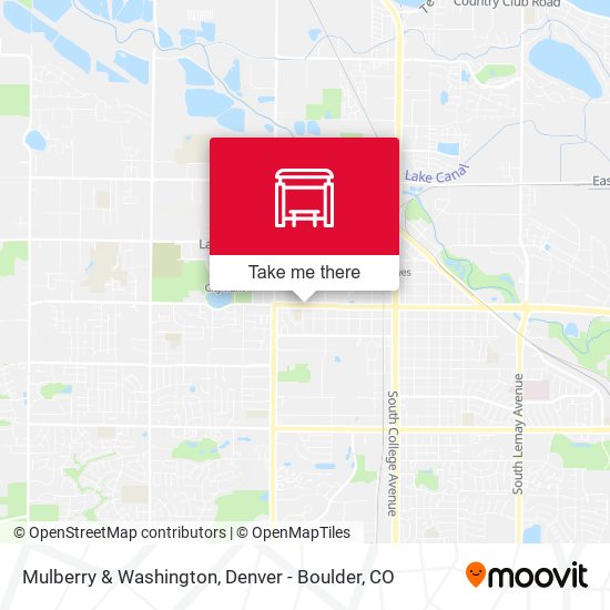 Mulberry & Washington map