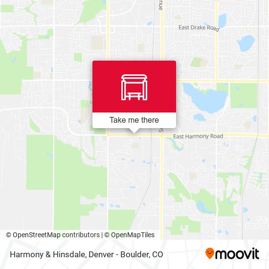 Harmony & Hinsdale map