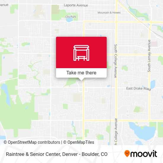 Raintree & Senior Center map