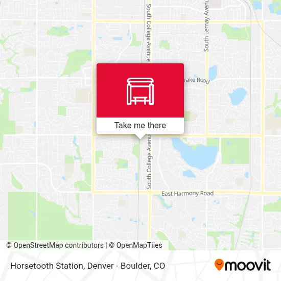 Horsetooth Station map