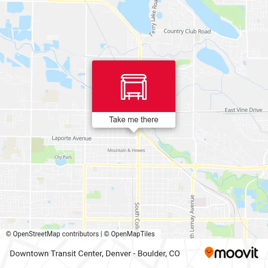 Downtown Transit Center map