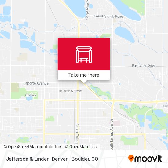 Jefferson & Linden map