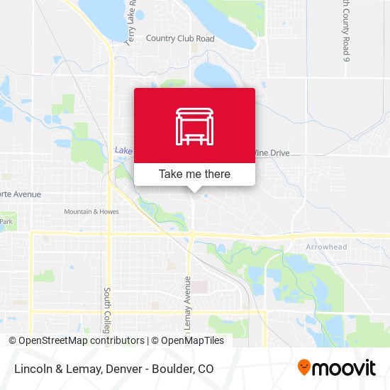 Lincoln & Lemay map