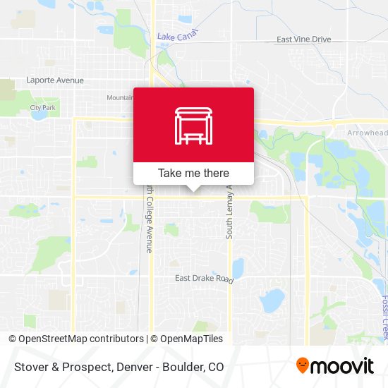 Stover & Prospect map