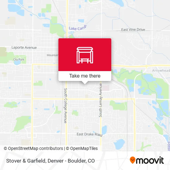 Stover & Garfield map