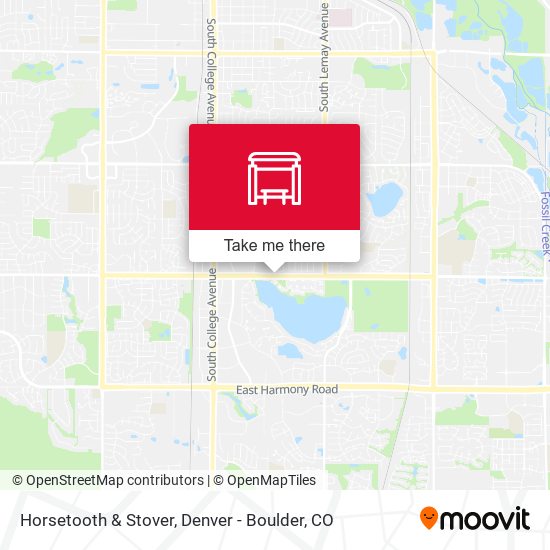 Horsetooth & Stover map