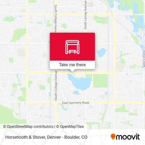 Horsetooth & Stover map