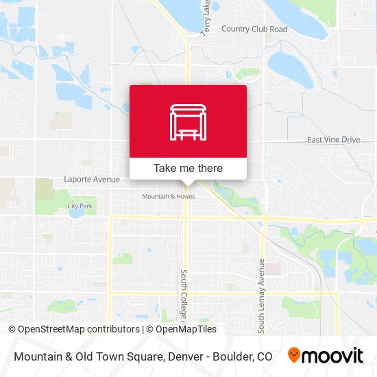 Mountain & Old Town Square map