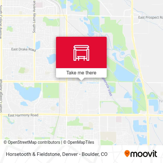 Horsetooth & Fieldstone map