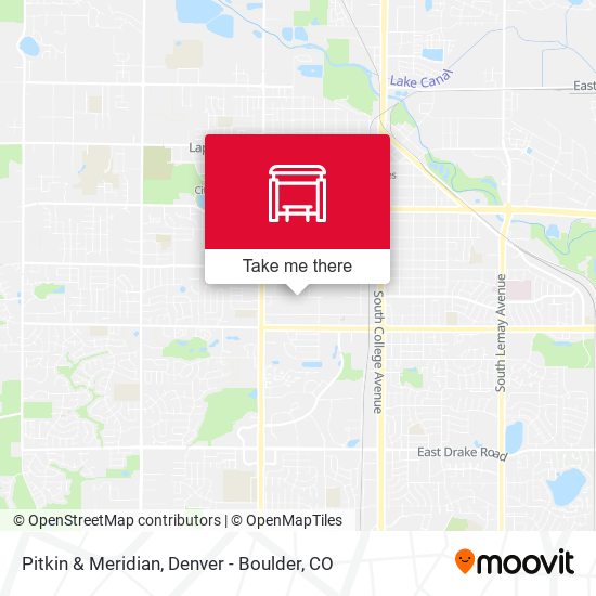 Pitkin & Meridian map