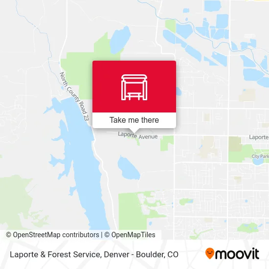 Laporte & Forest Service map