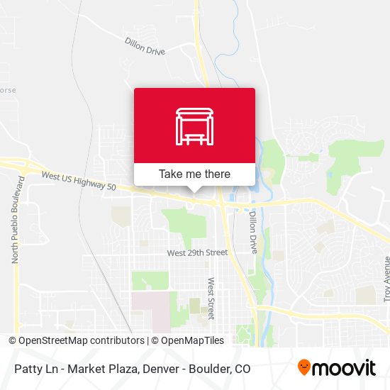 Patty Ln - Market Plaza map