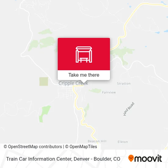 Train Car Information Center map