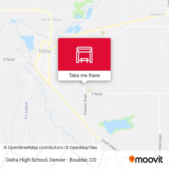 Delta High School map