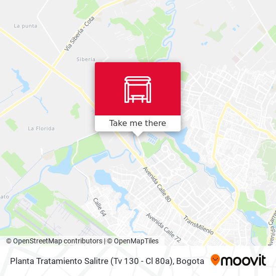 Mapa de Planta Tratamiento Salitre (Tv 130 - Cl 80a)