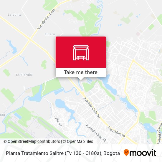 Mapa de Planta Tratamiento Salitre (Tv 130 - Cl 80a)