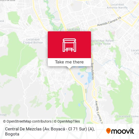 Central De Mezclas (Av. Boyacá - Cl 71 Sur) (A) map