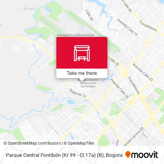 Parque Central Fontibón (Kr 99 - Cl 17a) (B) map