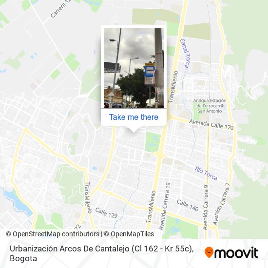 Urbanización Arcos De Cantalejo (Cl 162 - Kr 55c) map