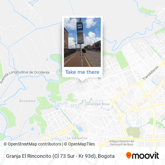 Granja El Rinconcito (Cl 73 Sur - Kr 93d) map