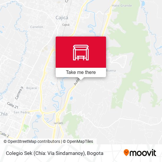 Colegio Sek (Chía: Vía Sindamanoy) map