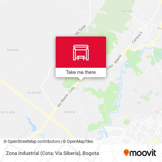 Zona Industrial (Cota: Vía Siberia) map