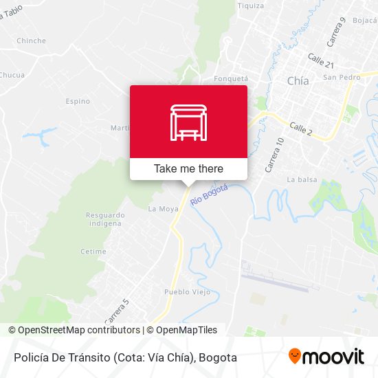 Policía De Tránsito (Cota: Vía Chía) map