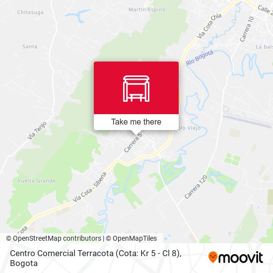 Centro Comercial Terracota (Cota: Kr 5 - Cl 8) map
