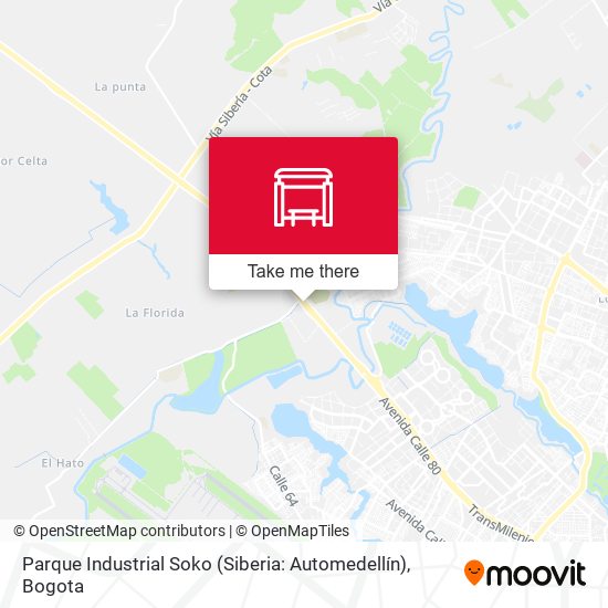 Parque Industrial Soko (Siberia: Automedellín) map