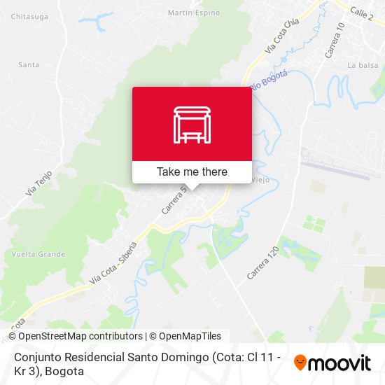 Conjunto Residencial Santo Domingo (Cota: Cl 11 - Kr 3) map