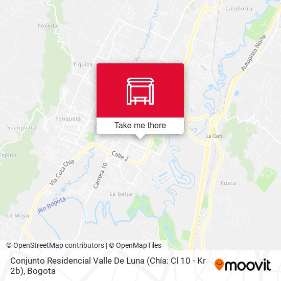 Conjunto Residencial Valle De Luna (Chía: Cl 10 - Kr 2b) map