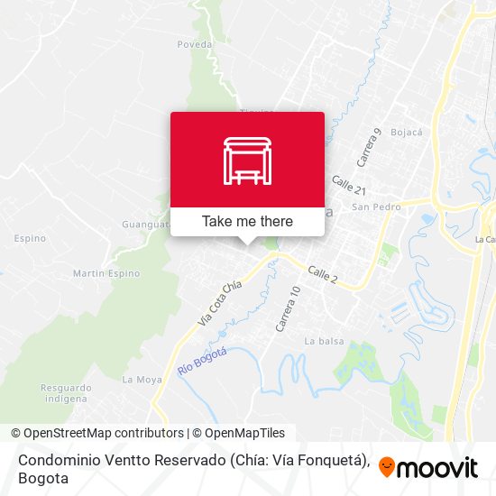 Condominio Ventto Reservado (Chía: Vía Fonquetá) map