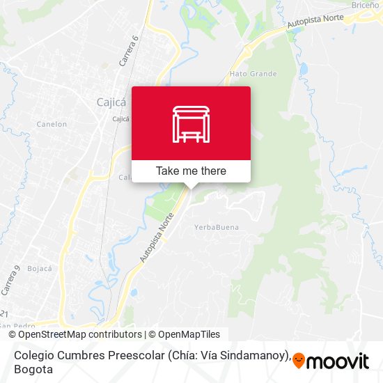 Colegio Cumbres Preescolar (Chía: Vía Sindamanoy) map
