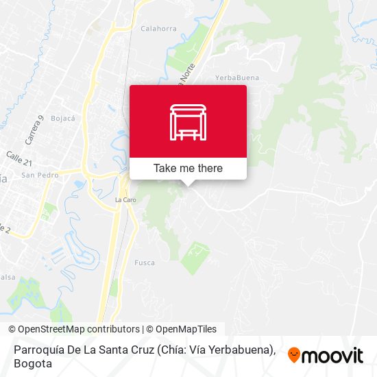 Parroquía De La Santa Cruz (Chía: Vía Yerbabuena) map