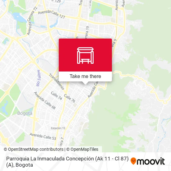 Parroquia La Inmaculada Concepción (Ak 11 - Cl 87) (A) map