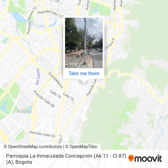 Parroquia La Inmaculada Concepción (Ak 11 - Cl 87) (A) map