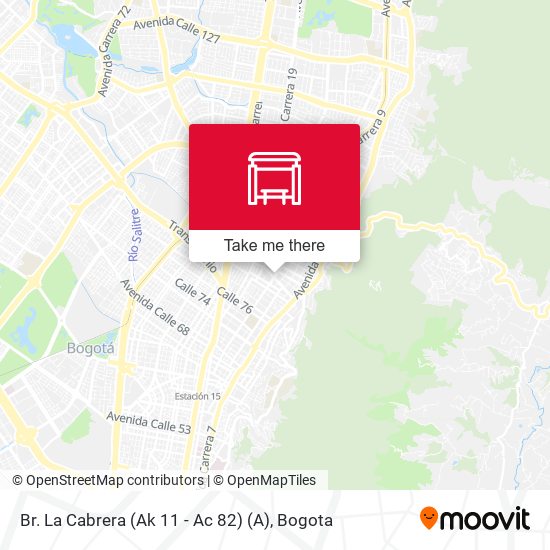 Br. La Cabrera (Ak 11 - Ac 82) (A) map