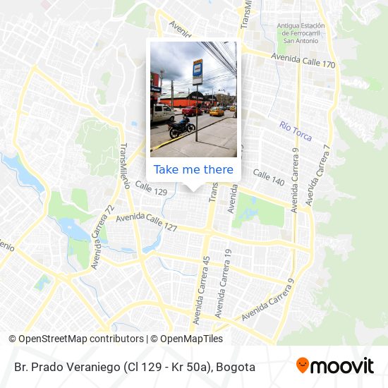 Br. Prado Veraniego (Cl 129 - Kr 50a) map