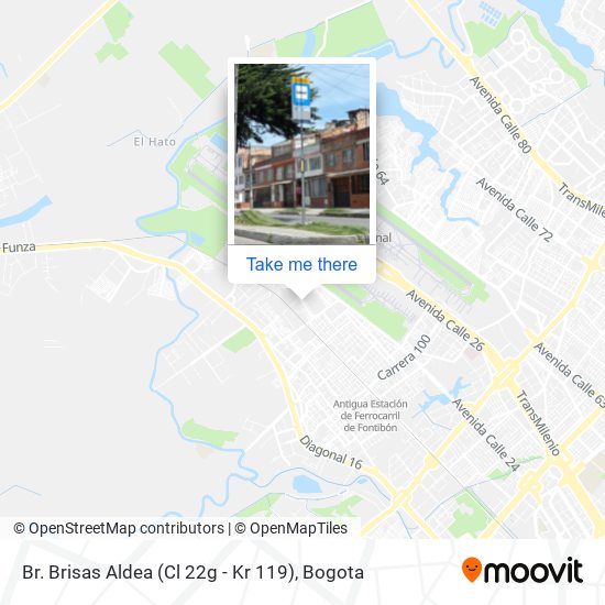 Br. Brisas Aldea (Cl 22g - Kr 119) map