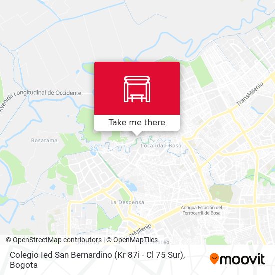 Colegio Ied San Bernardino (Kr 87i - Cl 75 Sur) map