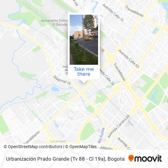 Urbanización Prado Grande (Tv 88 - Cl 19a) map