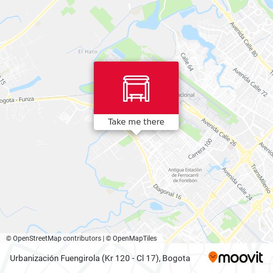 Urbanización Fuengirola (Kr 120 - Cl 17) map