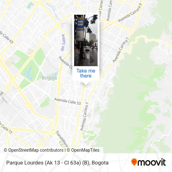 Parque Lourdes (Ak 13 - Cl 63a) (B) map