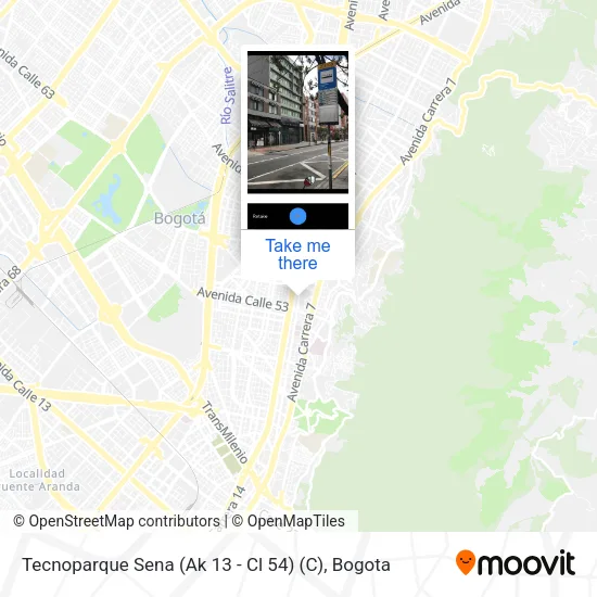 Mapa de Tecnoparque Sena (Ak 13 - Cl 54) (C)