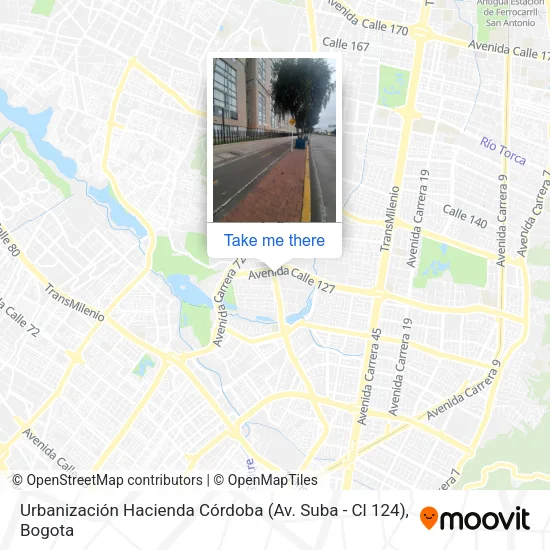 Urbanización Hacienda Córdoba (Av. Suba - Cl 124) map