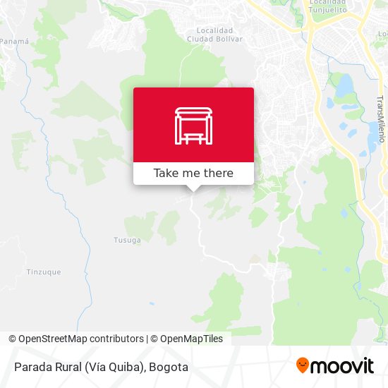 Parada Rural (Vía Quiba) map