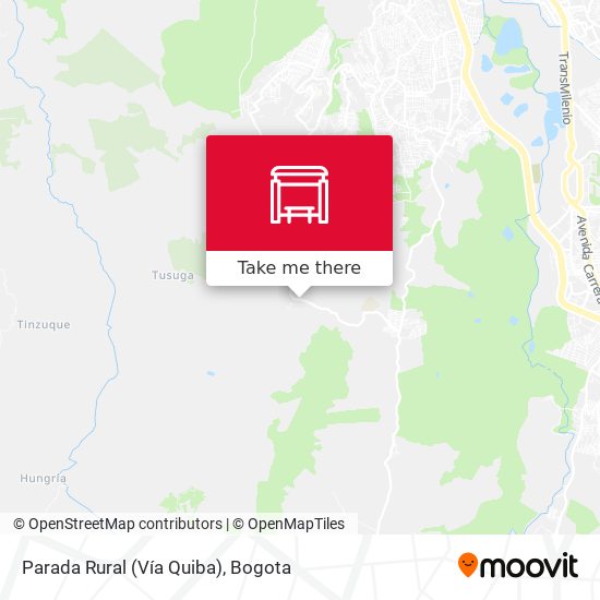 Parada Rural (Vía Quiba) map
