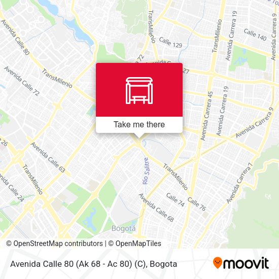 Avenida Calle 80 (Ak 68 - Ac 80) (C) map