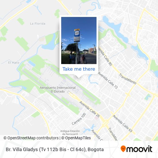 Br. Villa Gladys (Tv 112b Bis - Cl 64c) map